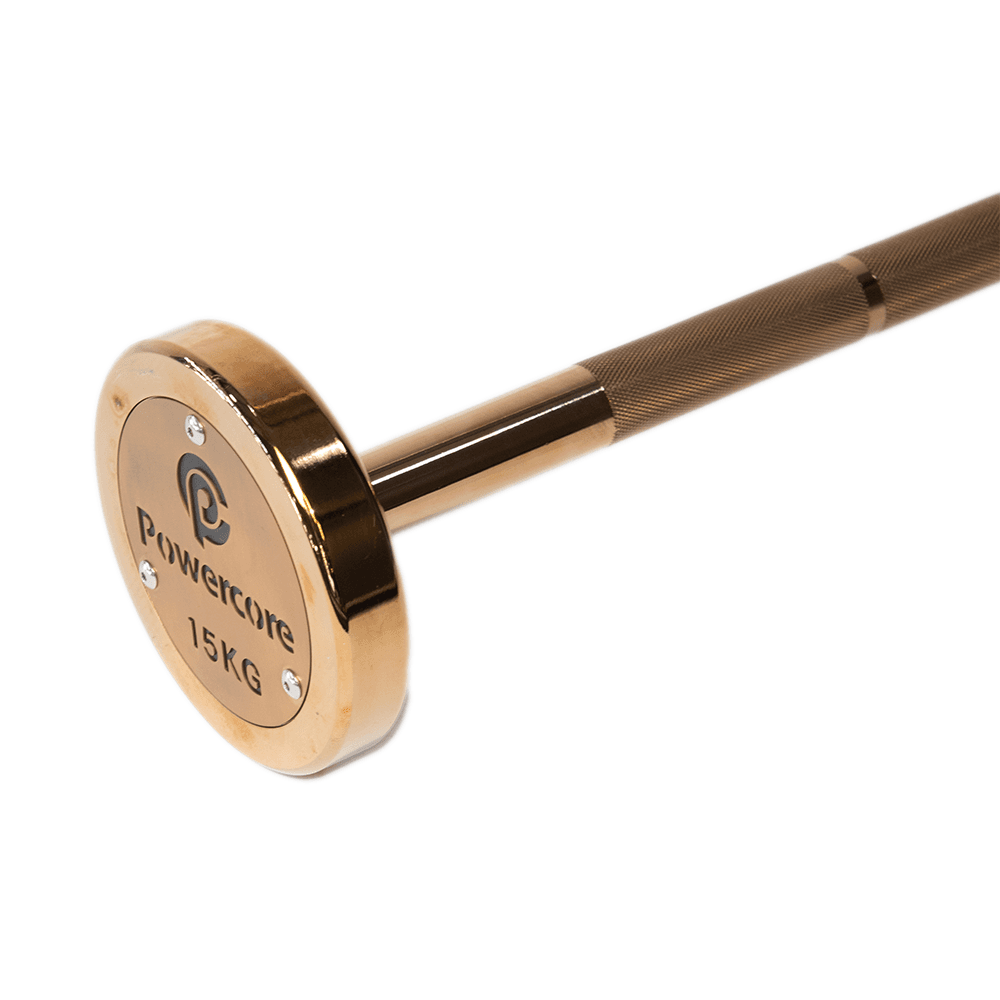 Powercore Rose Gold Straight Barbell 15KG