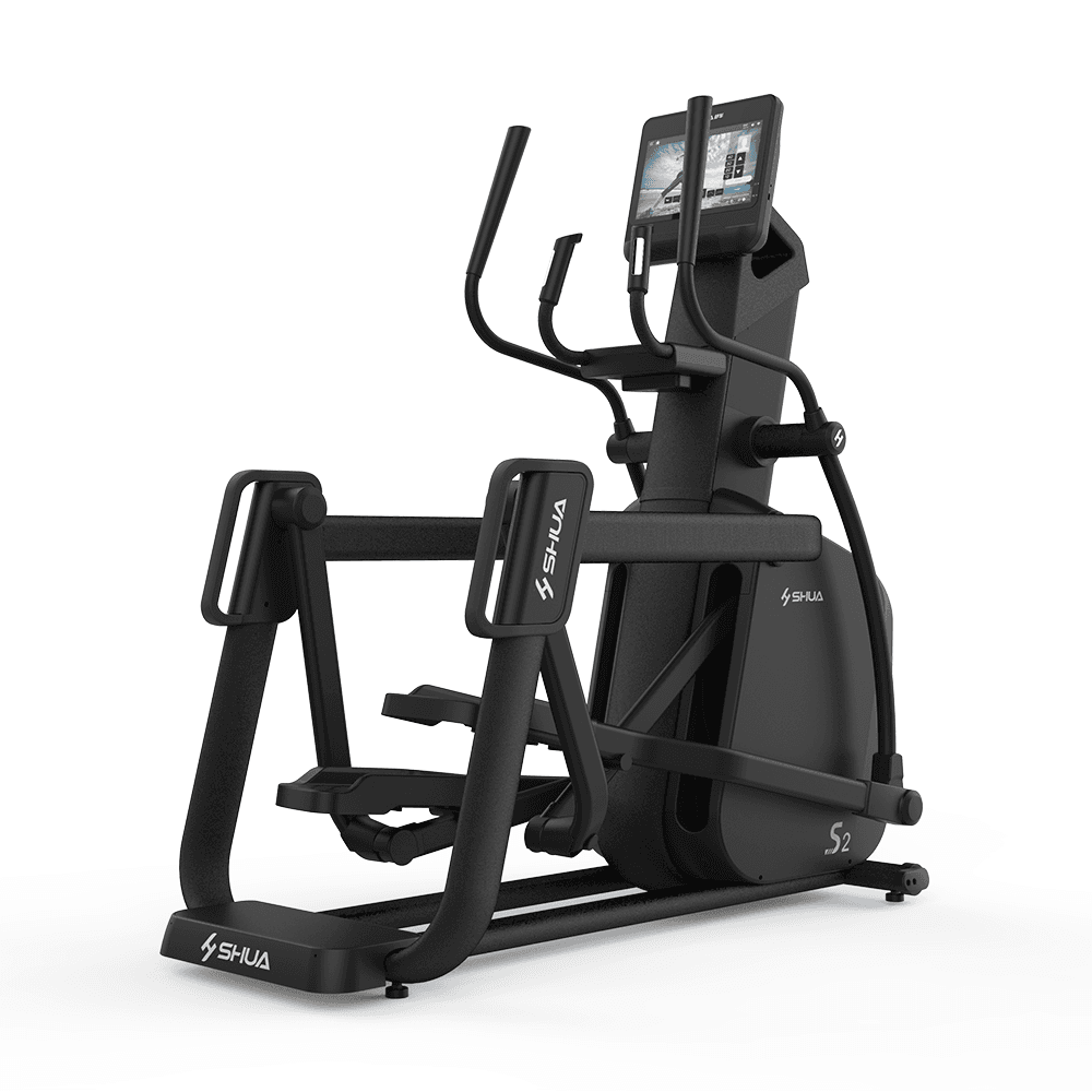 Shua S2 Commercial Elliptical Trainer - 15.6" Touch Screen (7 Year Warranty)