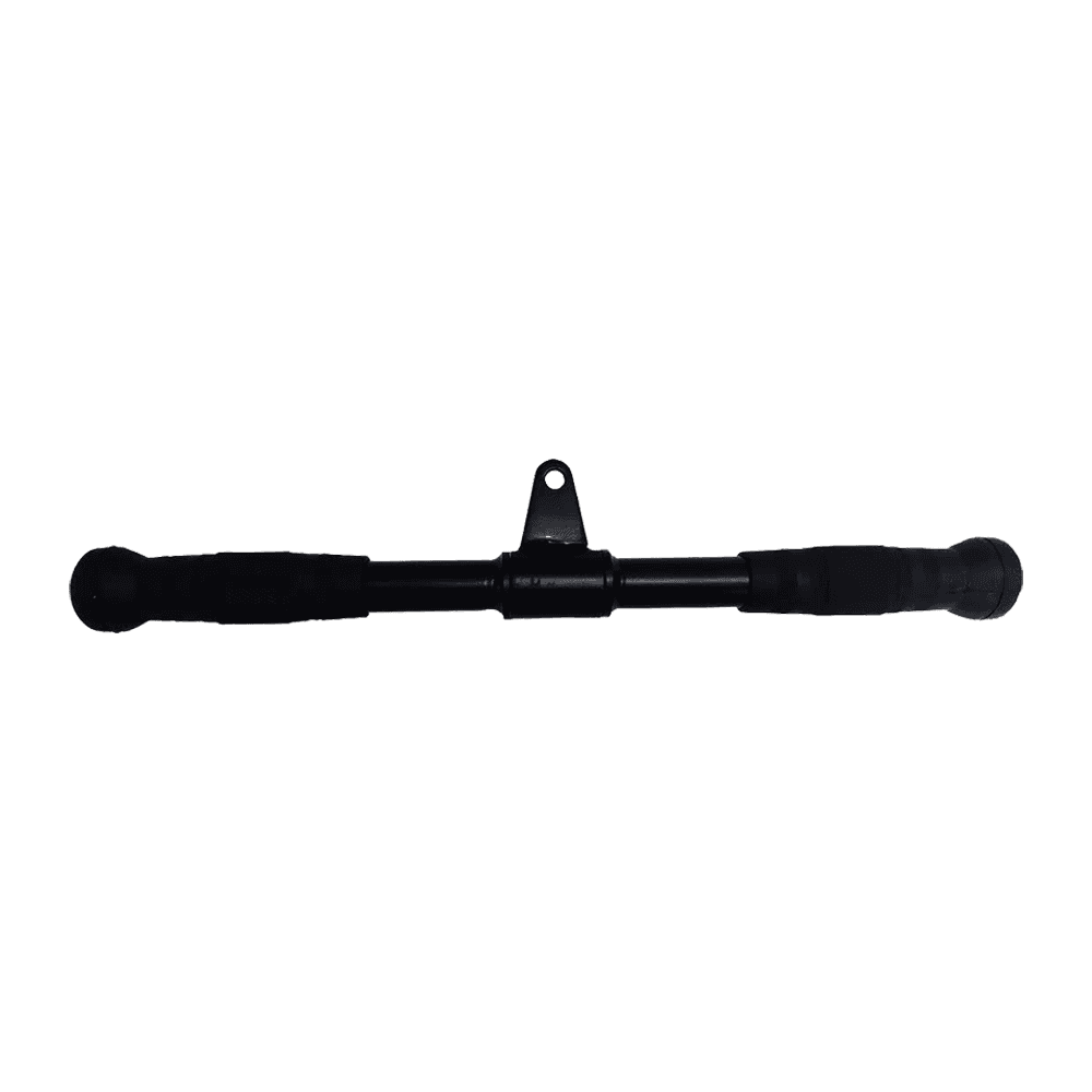 Cable Attachment: Tricep Straight Bar - Black