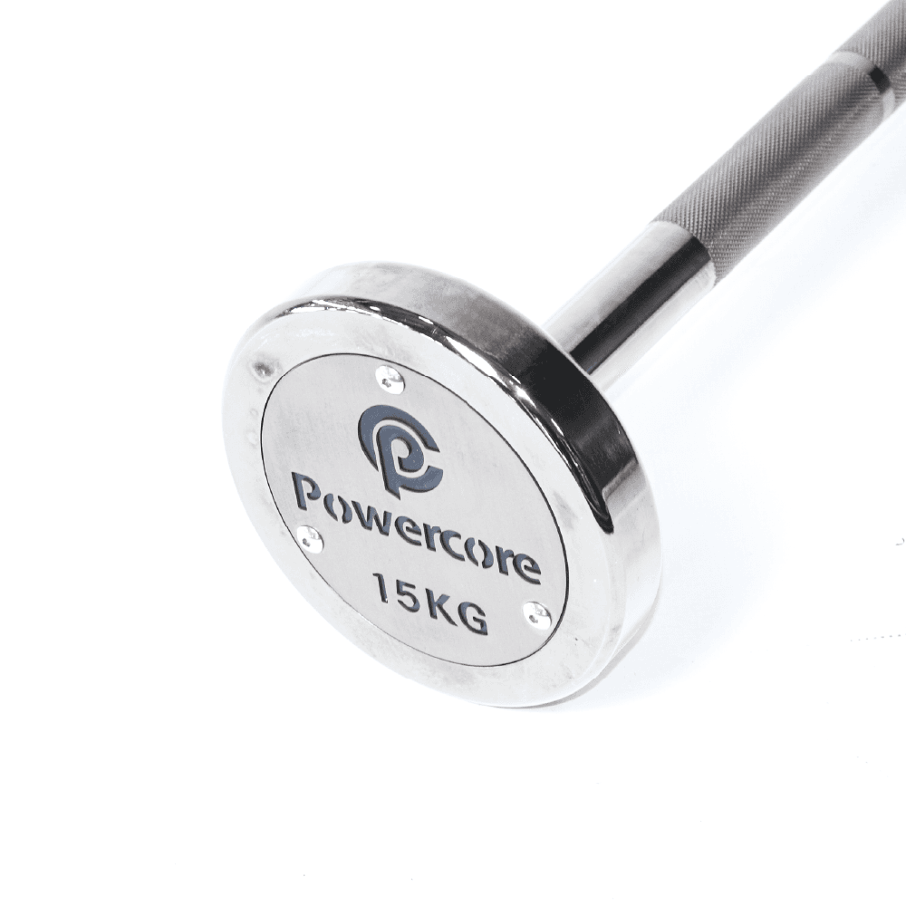 Powercore Chrome Straight Barbell Set (15kg - 35kg)
