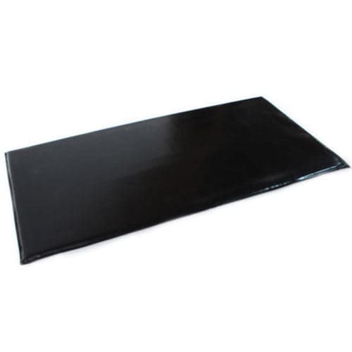 Powercore Black Vinyl Exercise Mat (200 x 100 x 2.5cm)