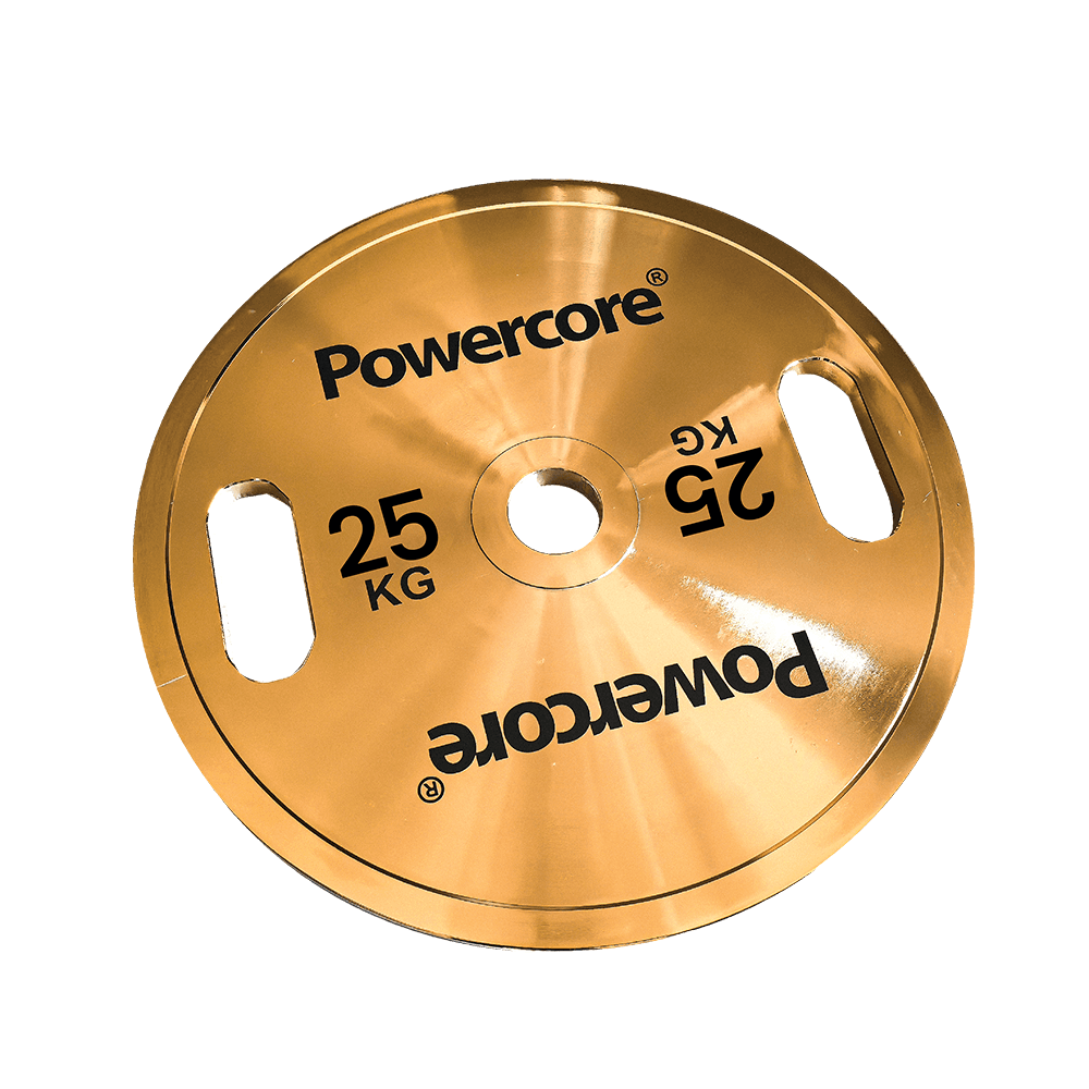 Powercore Rose Rose Gold Weight Plate - 25kg