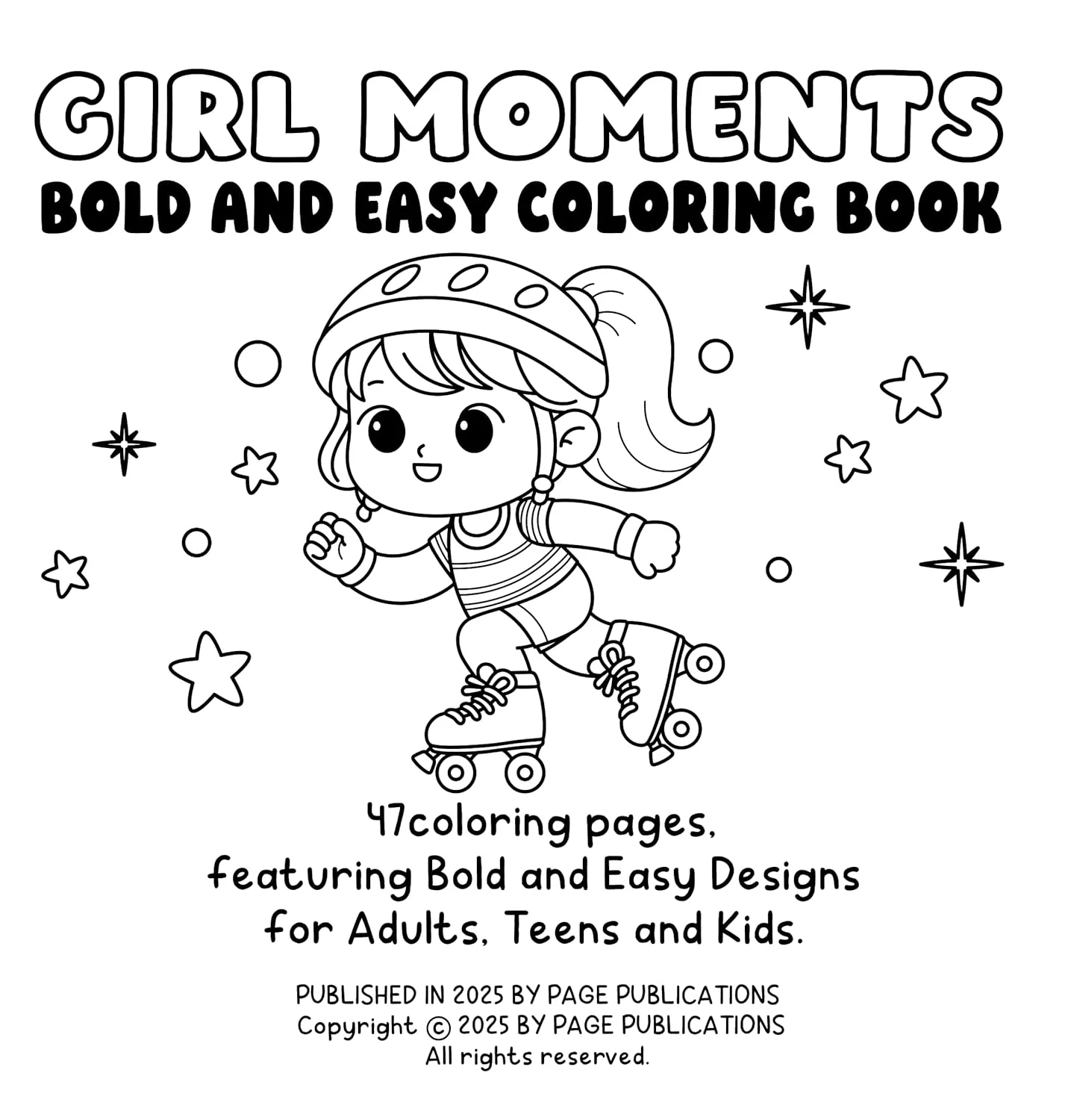 Bold And Easy Coloring Bk Girl Moments R/B