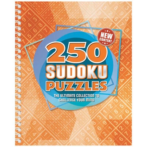 250 Sudoku Puzzles R/B