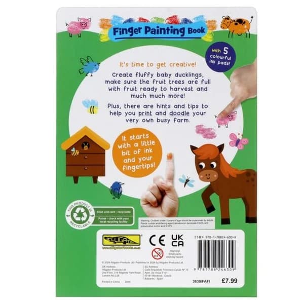 Finger Painting Book Farmyard S/C