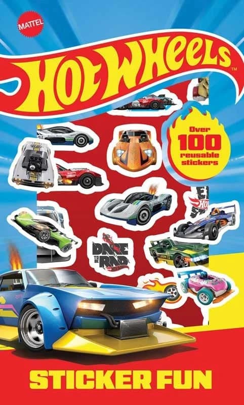 Hot Wheels 100 Resuable Sticker Fun S/C