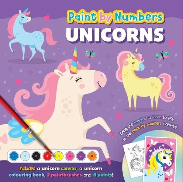 Unicorns Paint By Numbers Box-Set