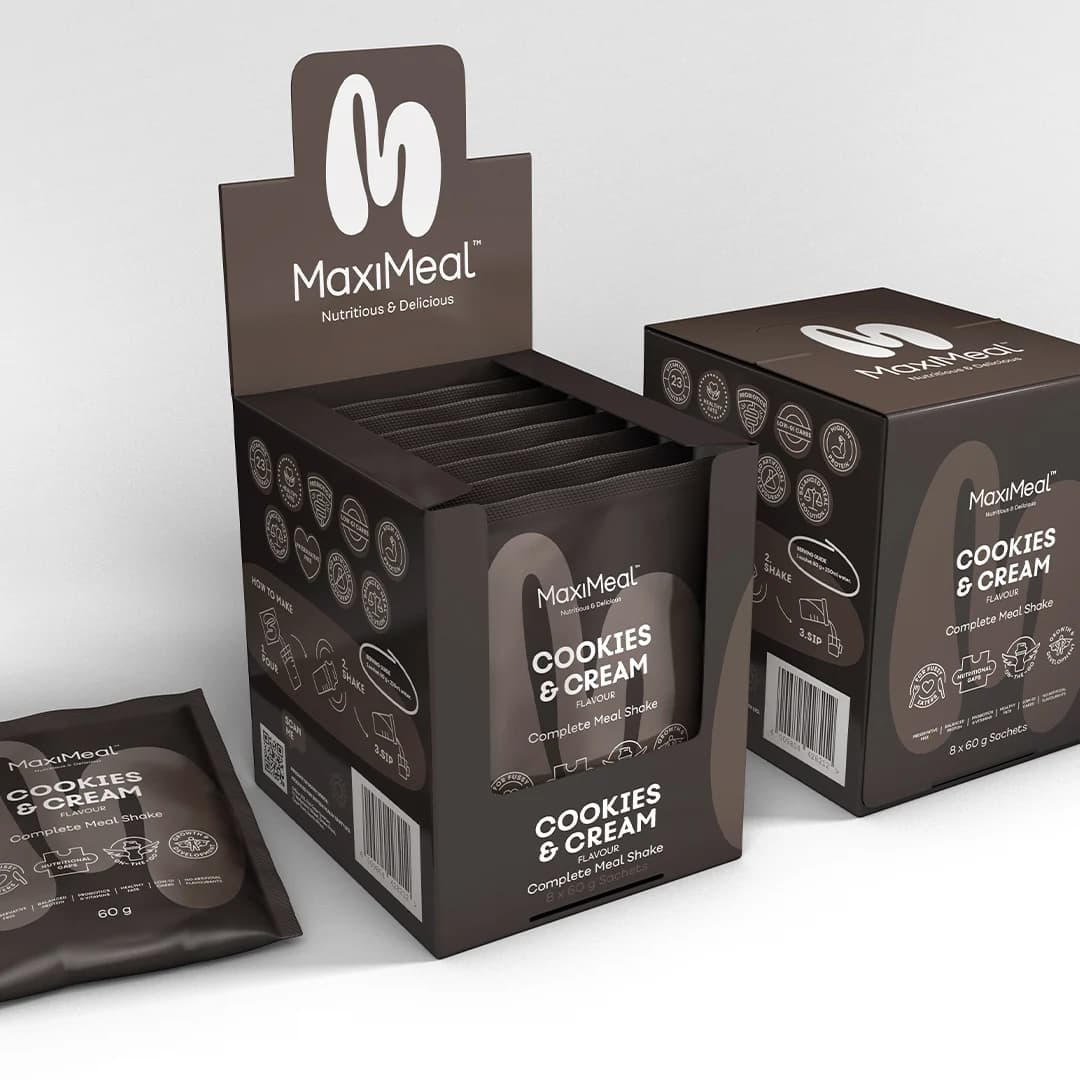 COOKIES & CREAM FLAVOURED SACHET BOX