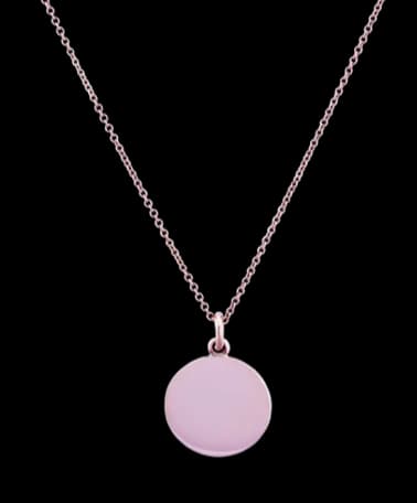 Gold Disc Pendant