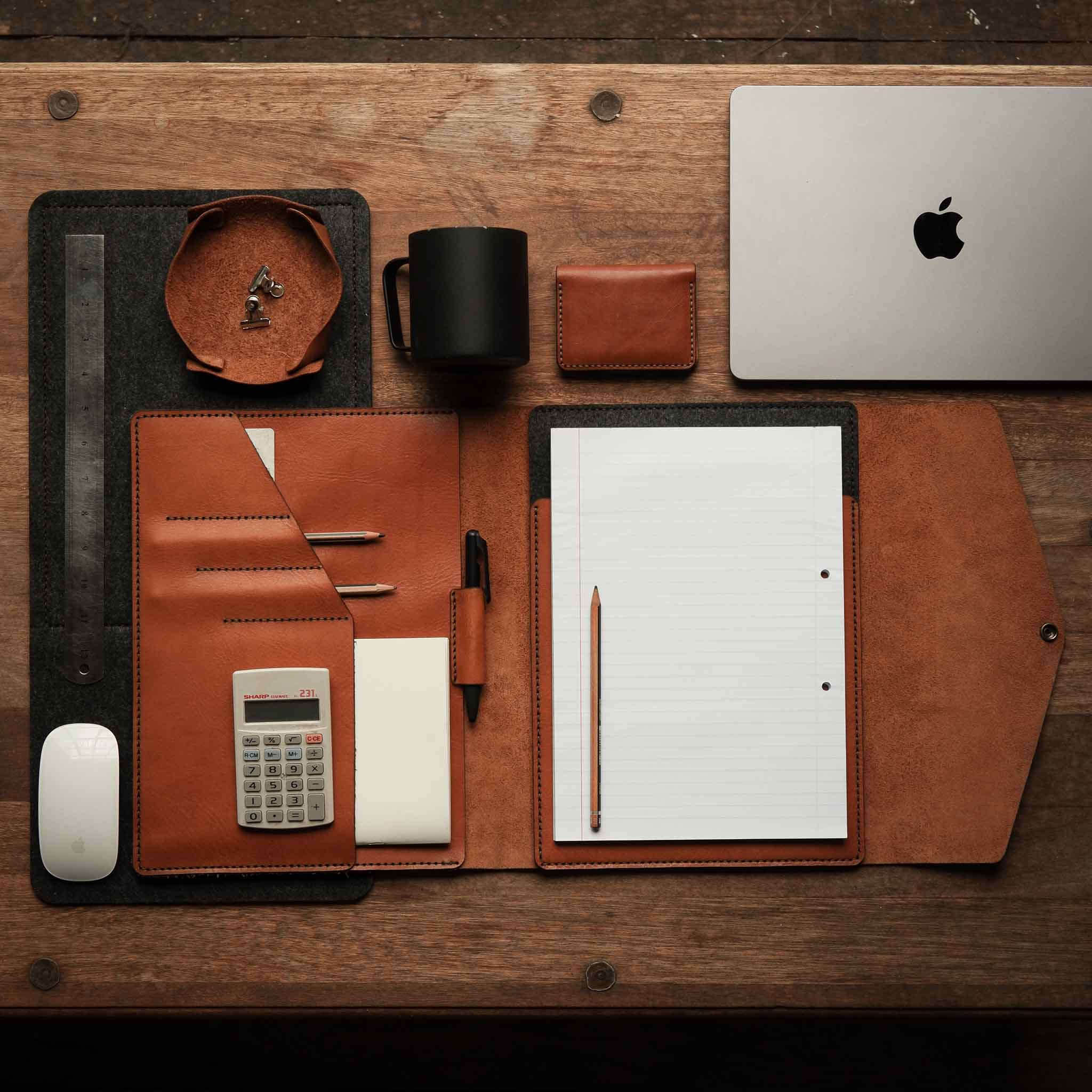 Leather Padfolio - Minimalist Range
