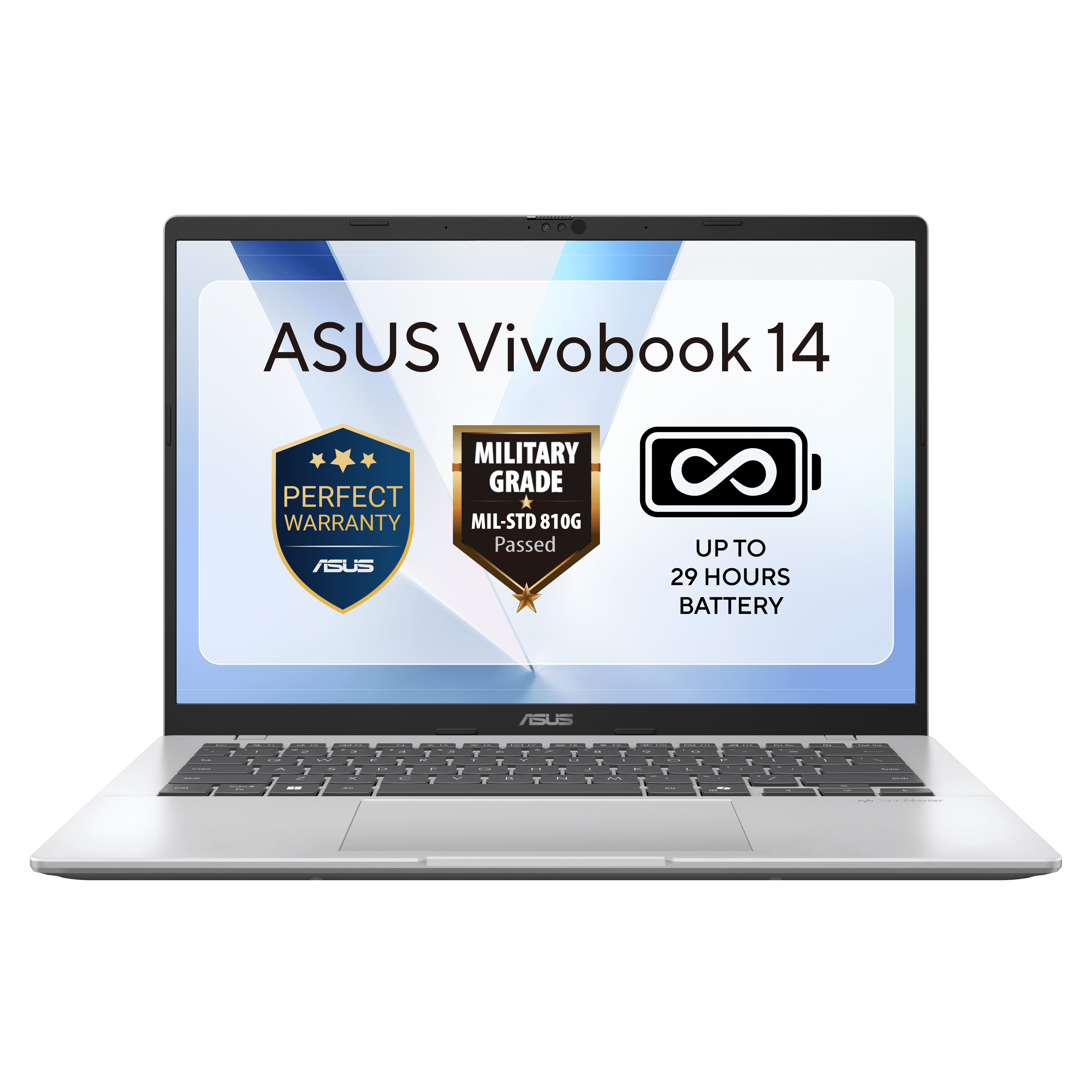 ASUS Vivobook 14 | Snapdragon | 14" WUXGA | 16GB RAM | 512GB SSD - Cool Silver