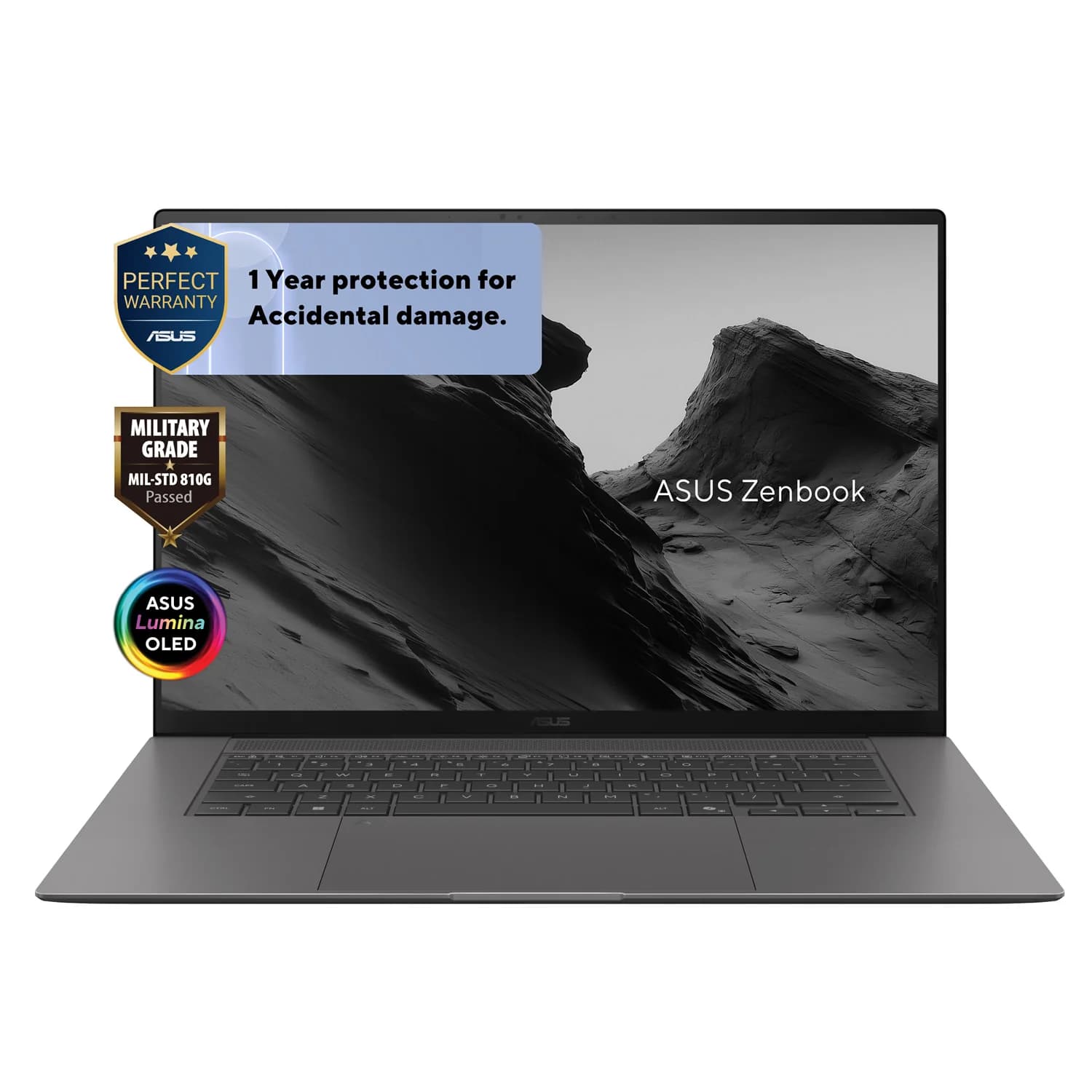 ASUS Zenbook S 16 | 16" OLED Touch | AMD Ryzen AI 9 | 16GB DDR5 RAM | 1TB SSD | Radeon 880M Graphics - Antrim Gray (Copy)