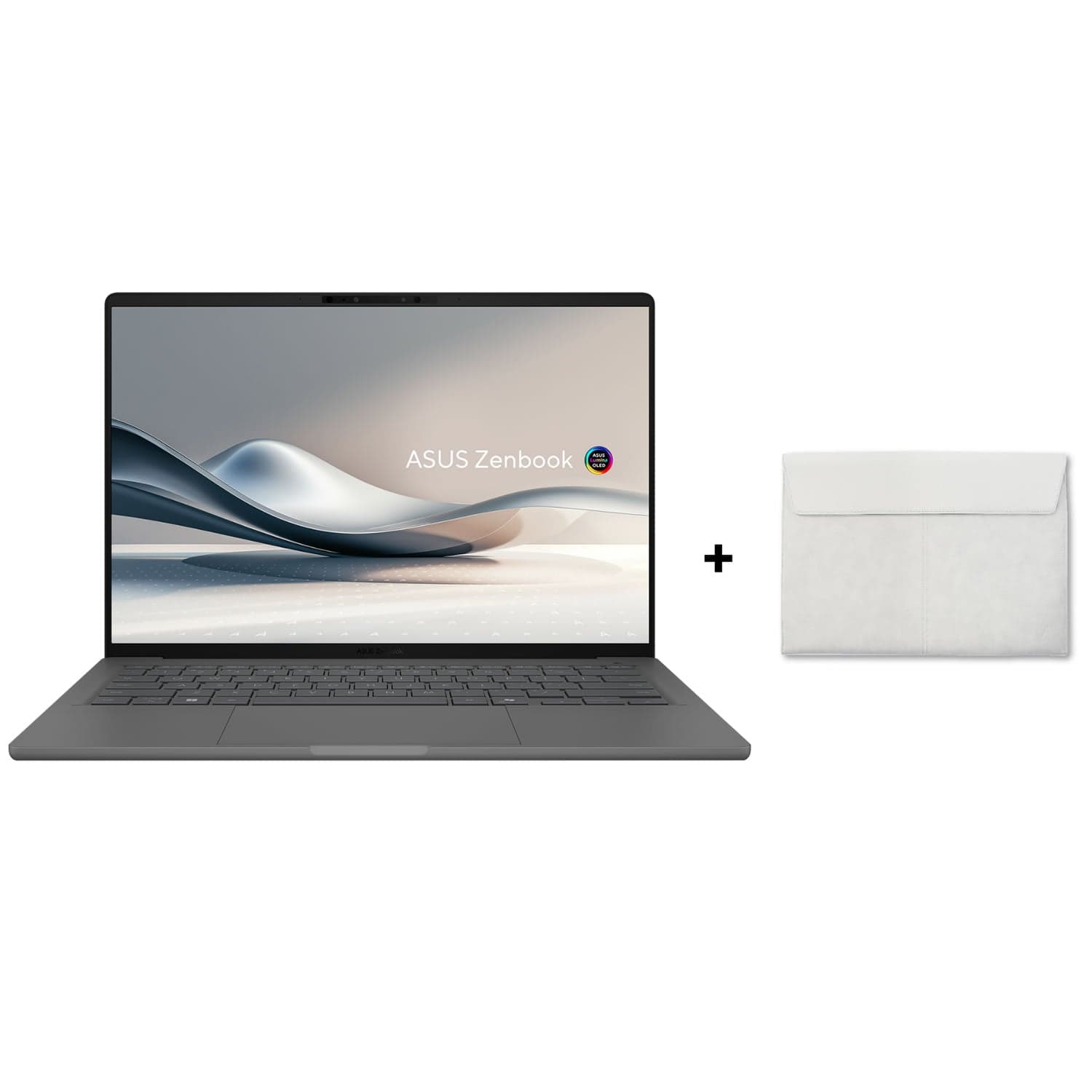 ASUS | Zenbook 14 | Snapdragon | 14" OLED | 16GB RAM | 1TB SSD - Iceland Gray