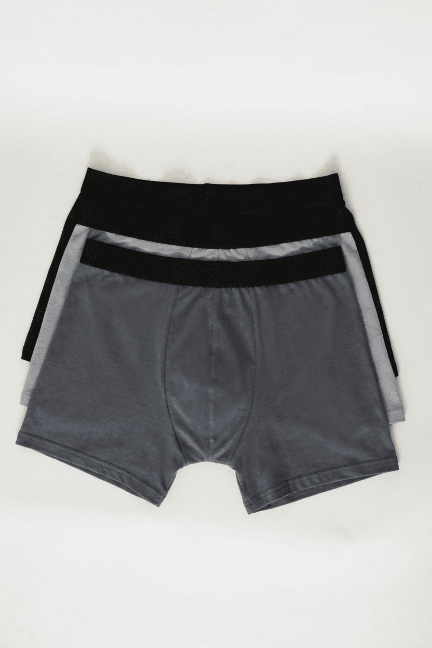 3 Pack Value Trunks - Grey/Black
