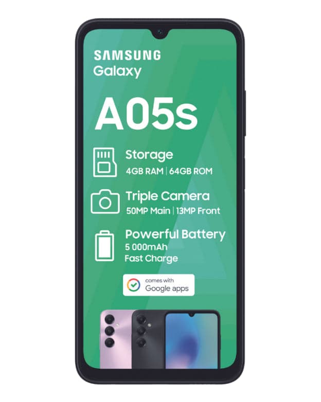 Galaxy A05s 128GB 4G Dual Sim Black Cellphone