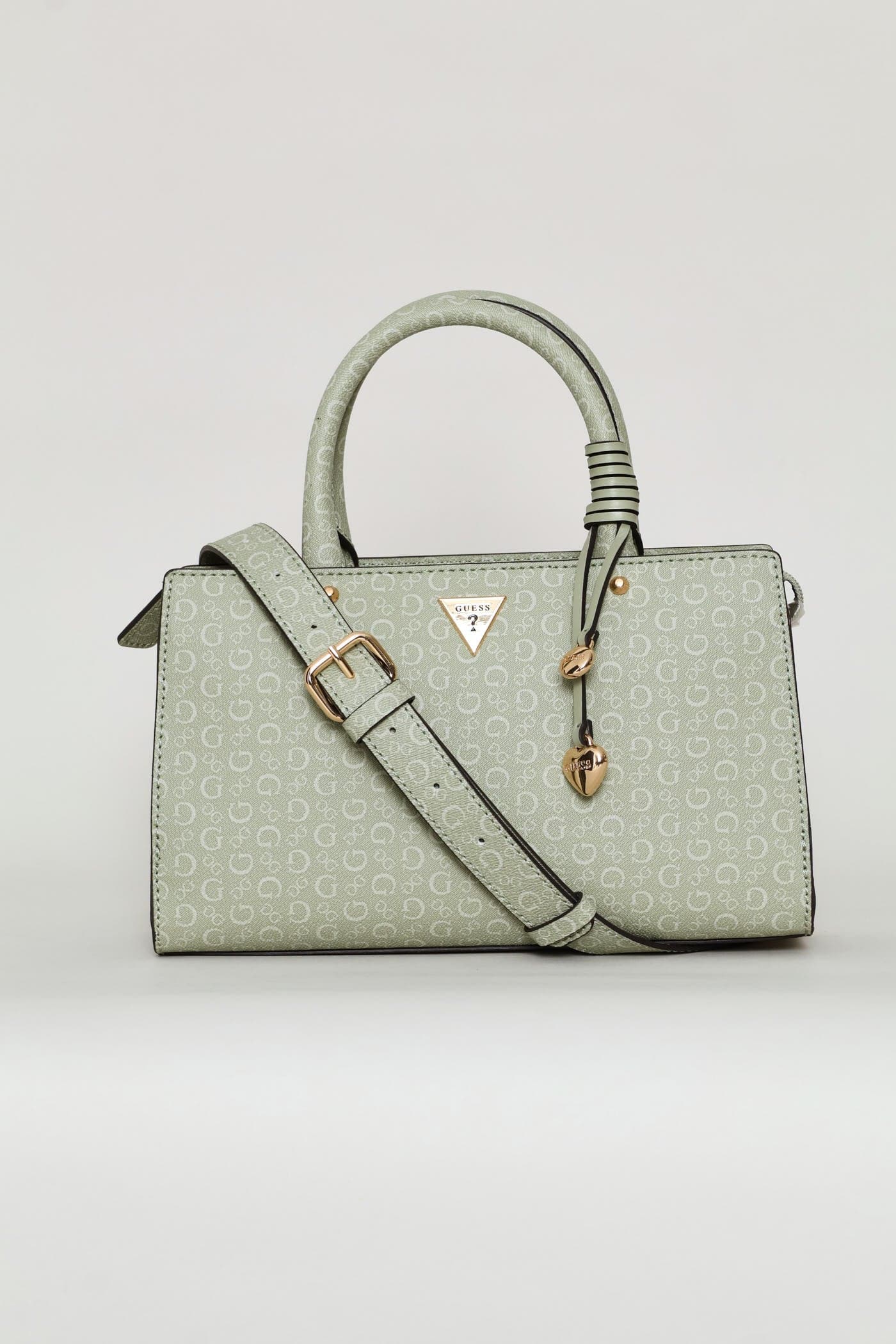 Katy Satchel Bag - Moss Green