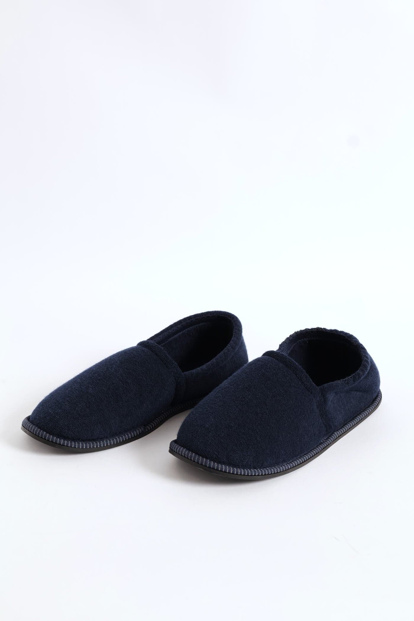 Basic Closed Back Slipper - Navy