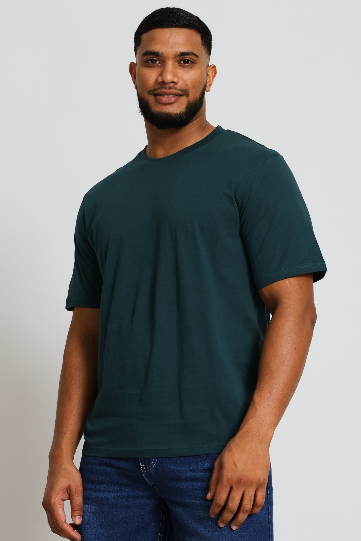 Plain Crew Tee - Green