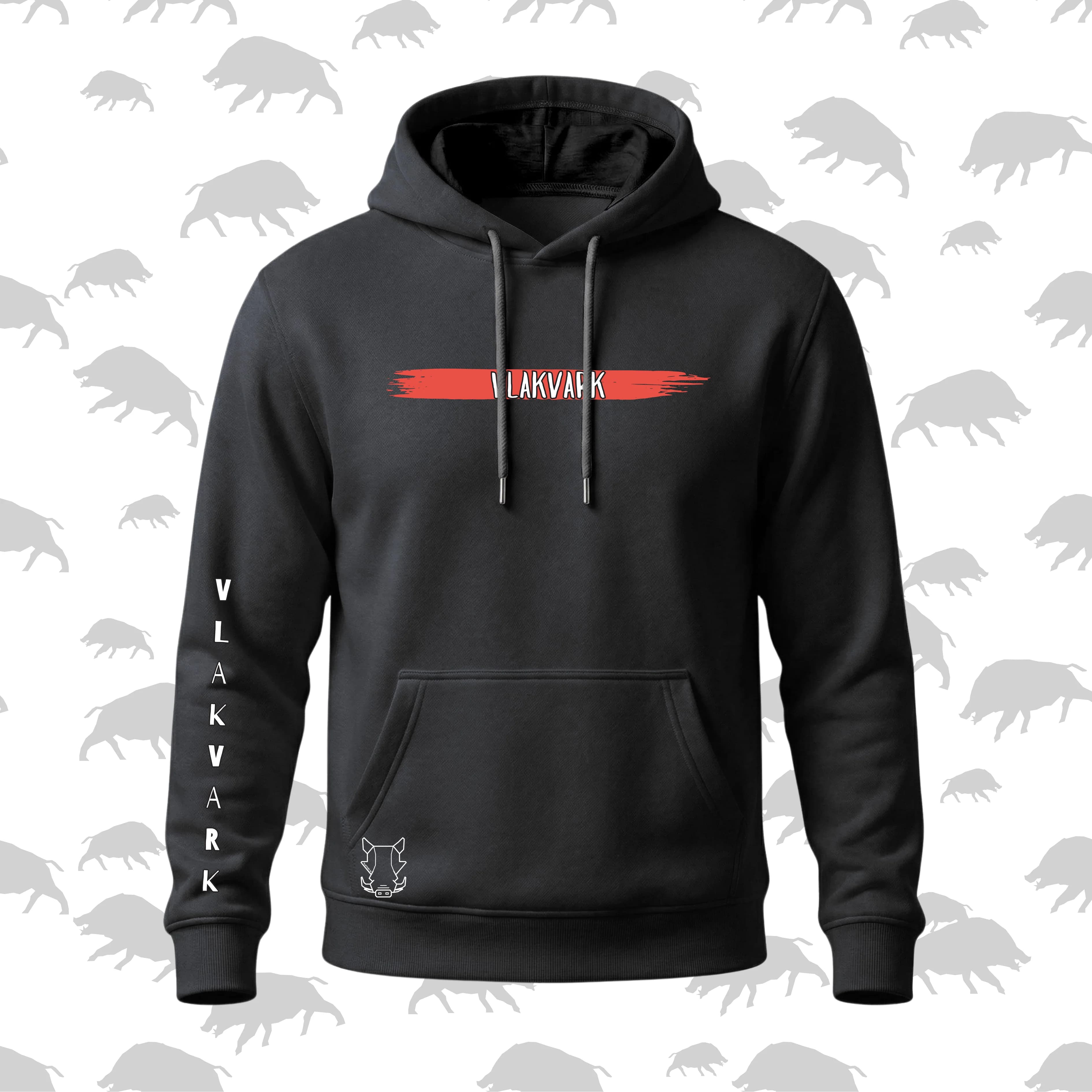 Vlakvark Hoodie V Mans en Dames (A)