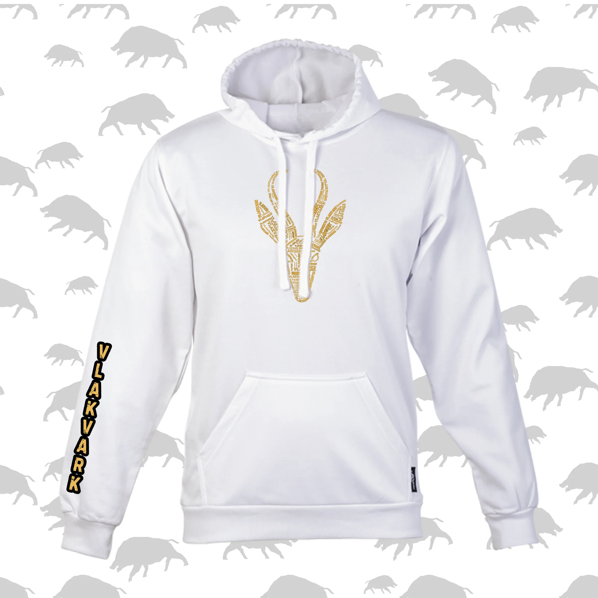 Vlakvark Hoodie Vir Kids