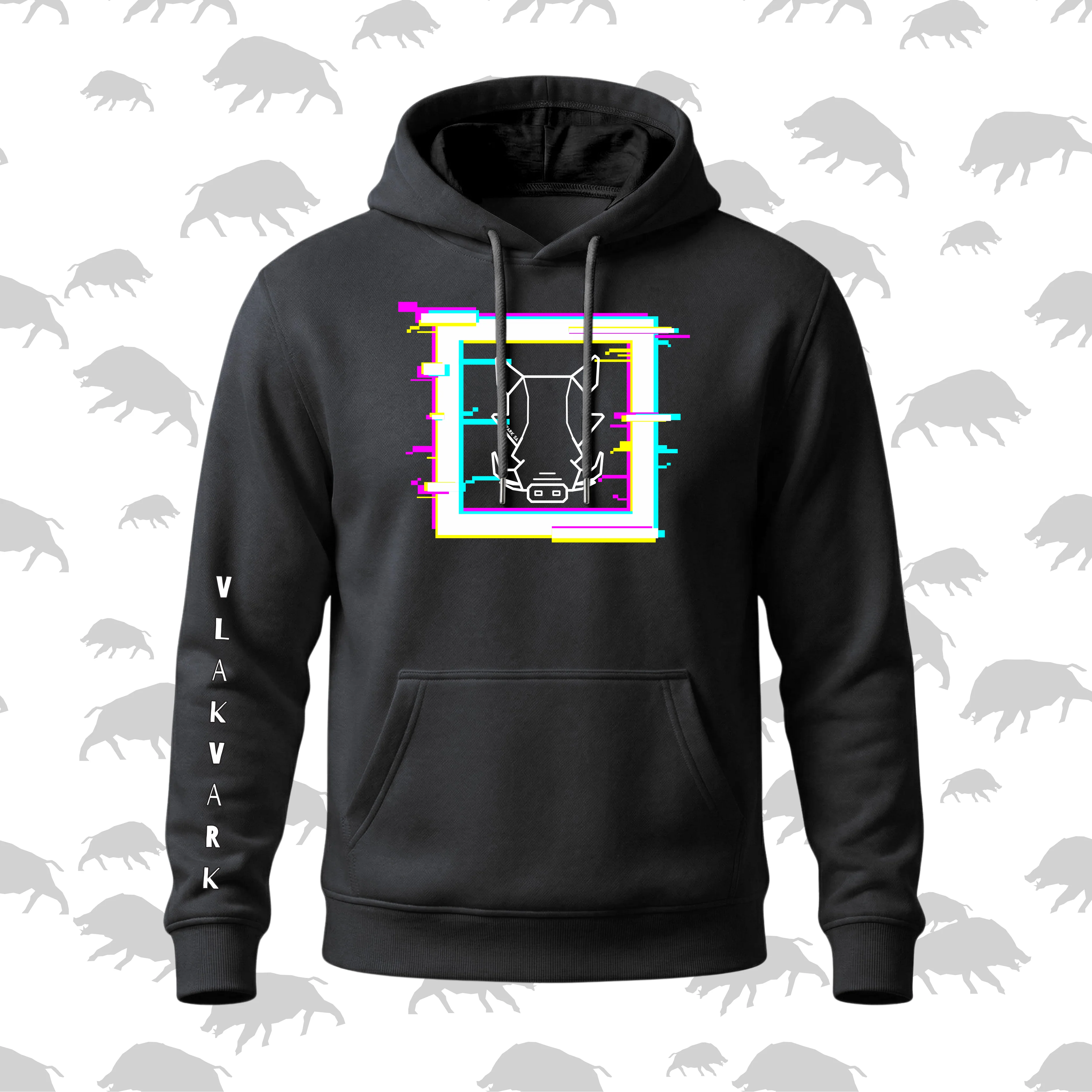 Vlakvark Hoodie V Mans en Dames (A)