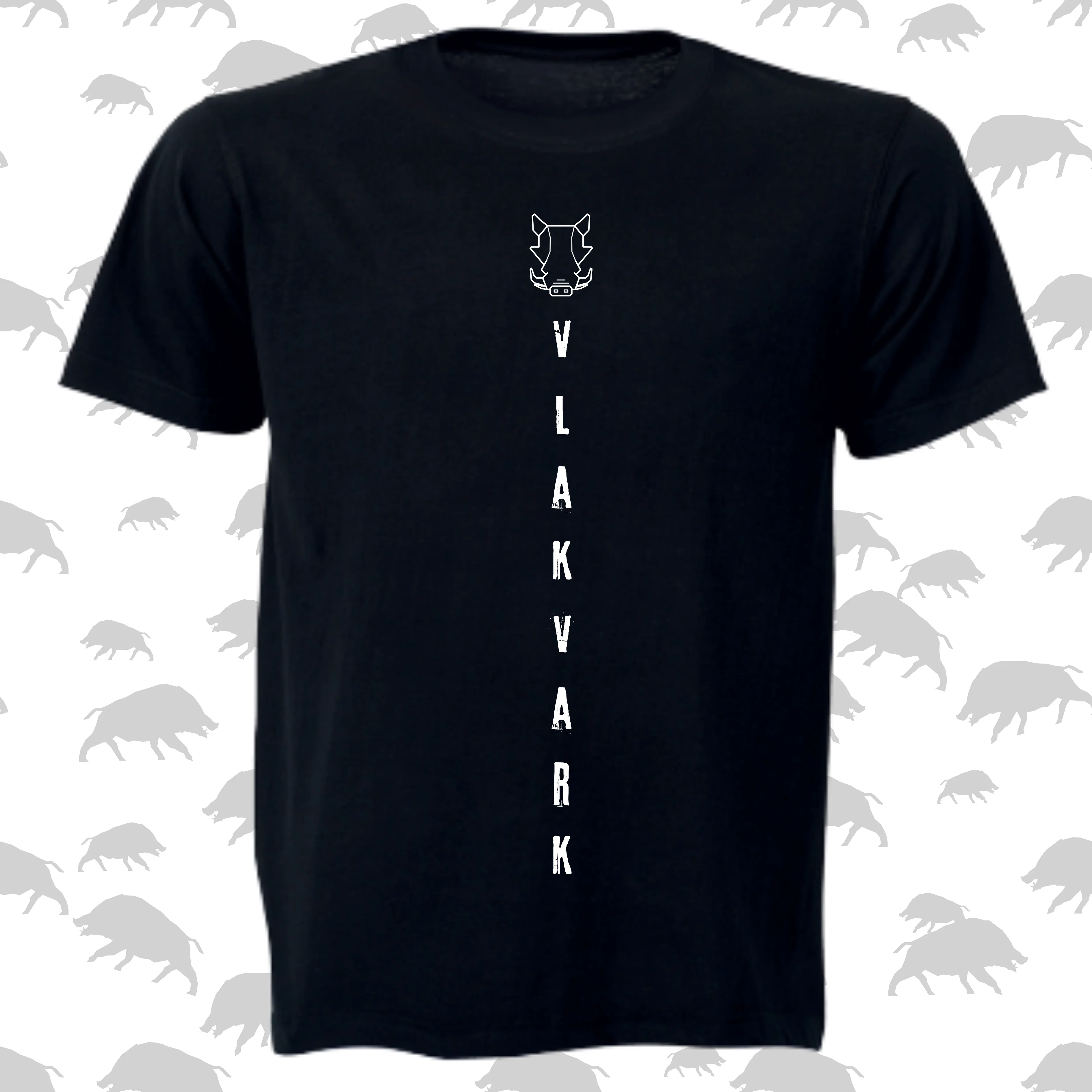 Vlakvark Tribal Stripes 2 T-Hemp vir Mans (b)