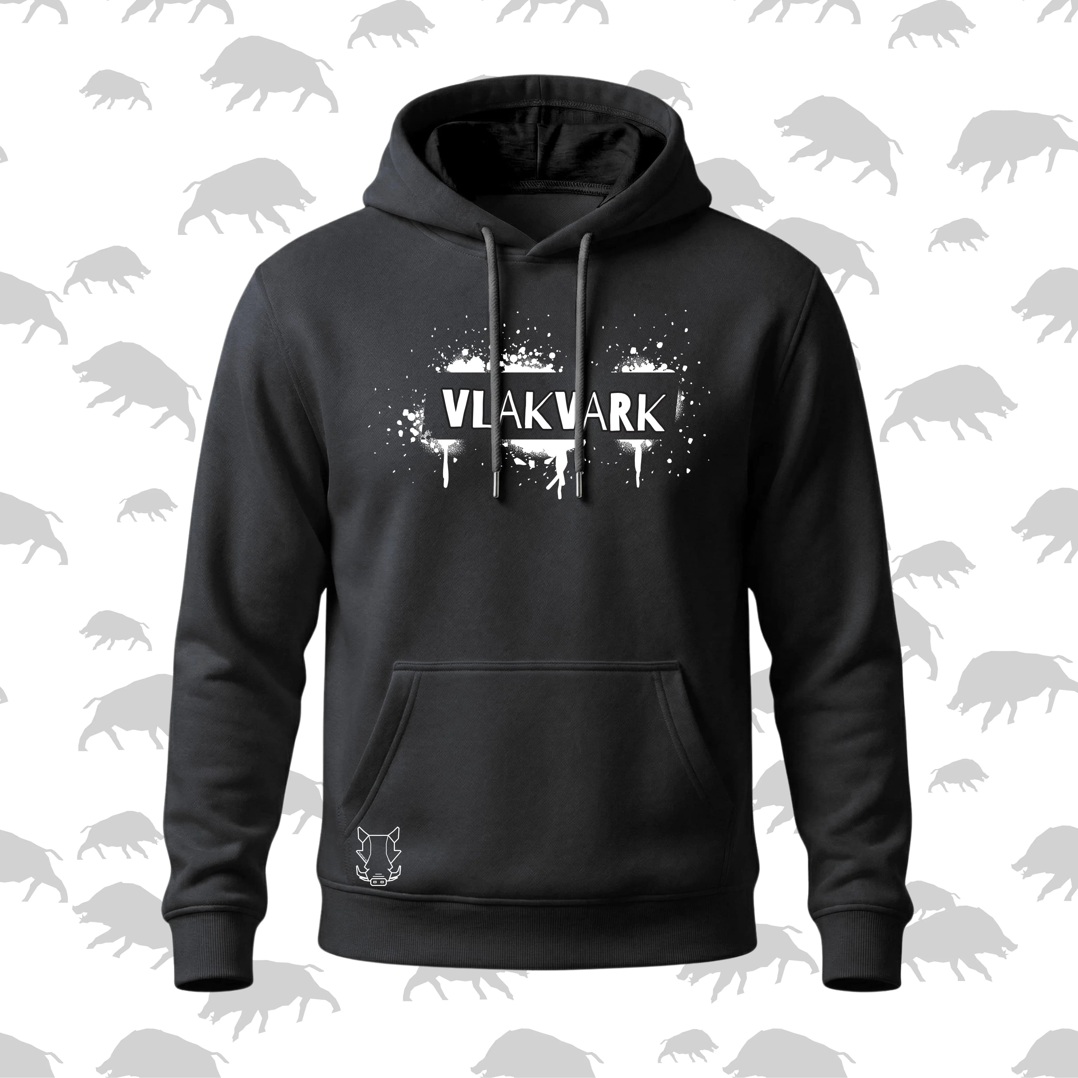 Vlakvark Hoodie V Mans en Dames (A)