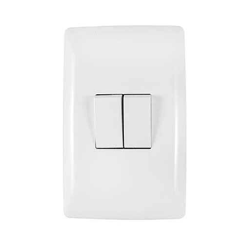 Crabtree Diamond 2 Lever 2-Way Light Switch 4x2