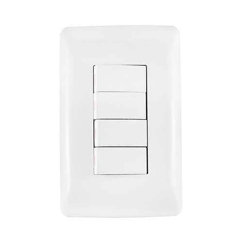 Crabtree Diamond 4 Lever Light Switch 4x2