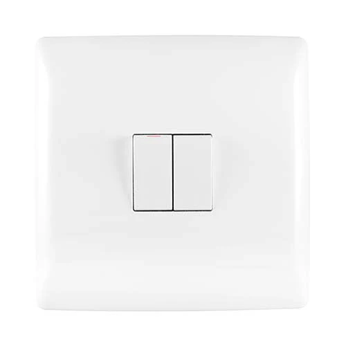 Crabtree Diamond 2 Lever Light Switch 4x4