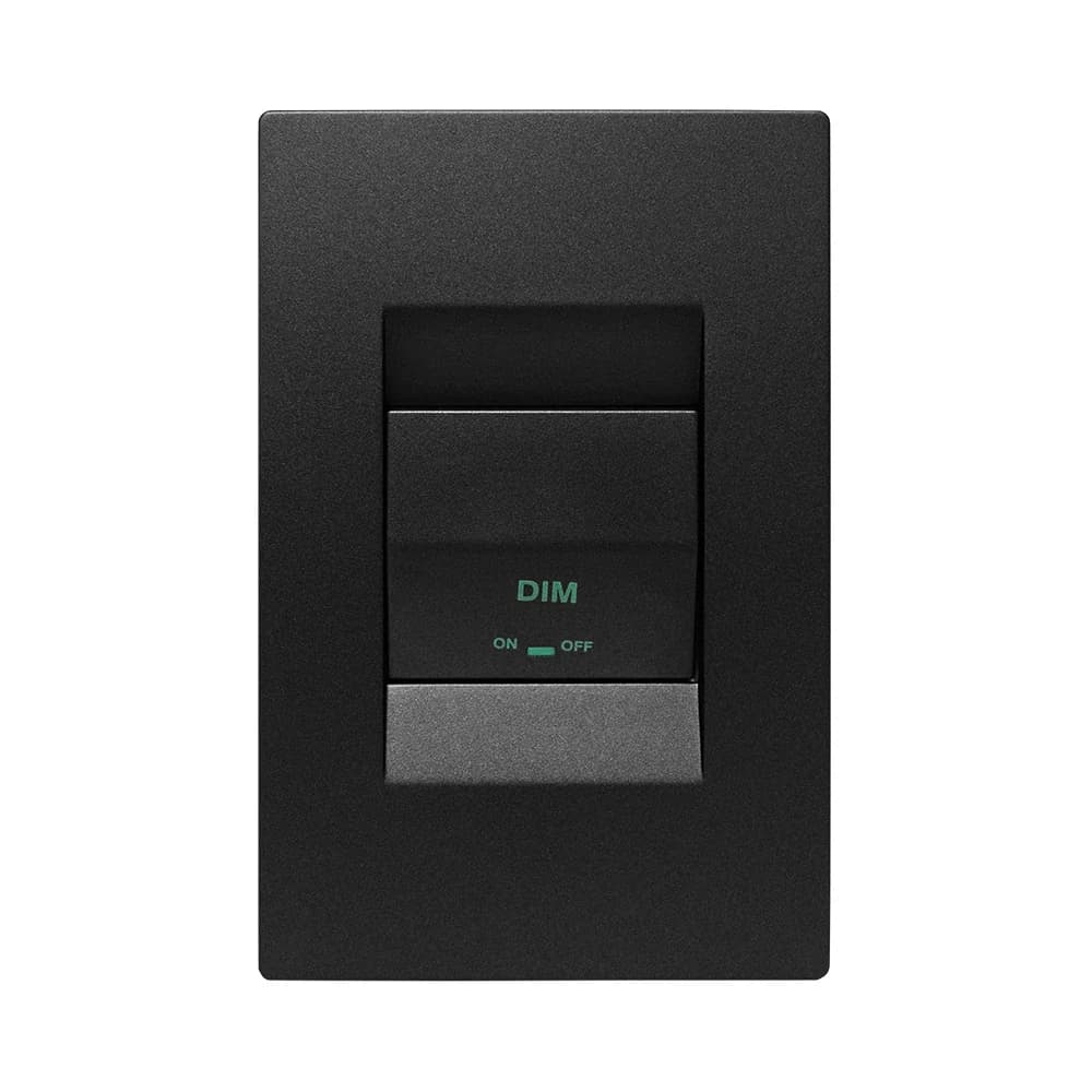 Crabtree Topaz 1 Lever Dimmer Switch 4x2 - Graphite