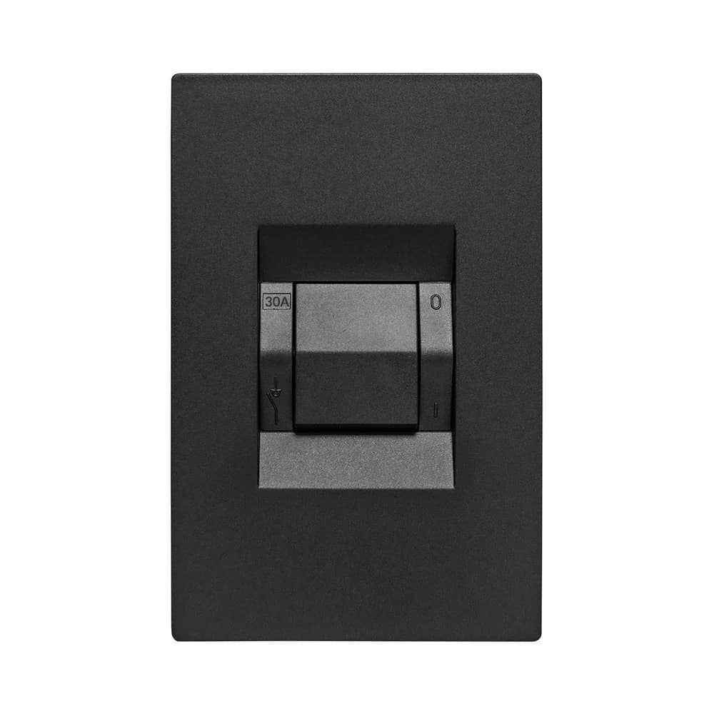 Crabtree Topaz Isolator Switch 2P 30A 4x2 - Graphite