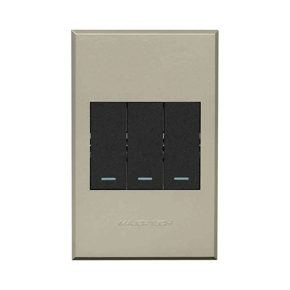 VETi 3 Pola 3 Lever 2-Way Light Switch 4x2