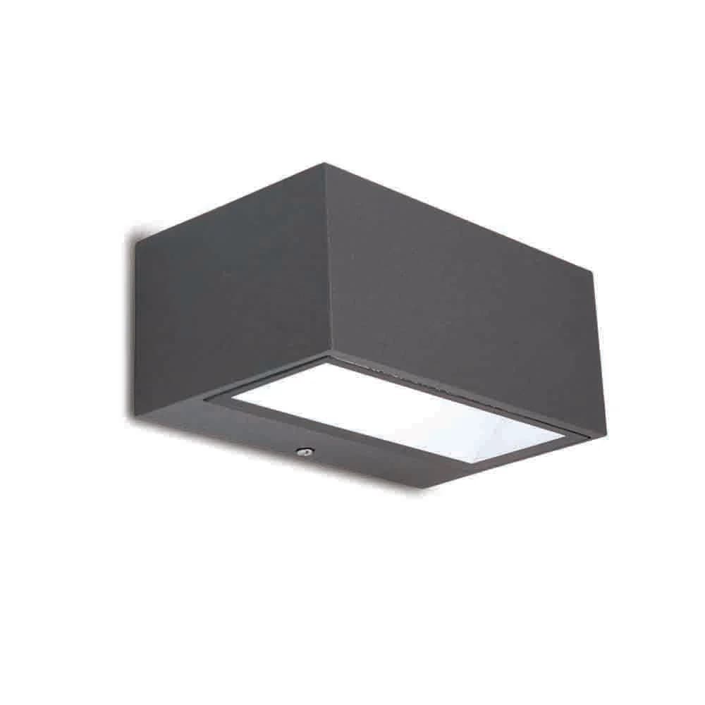 Spazio Zelda Medium LED Box Wall Light 9W 600lm 3000K - Cloud White