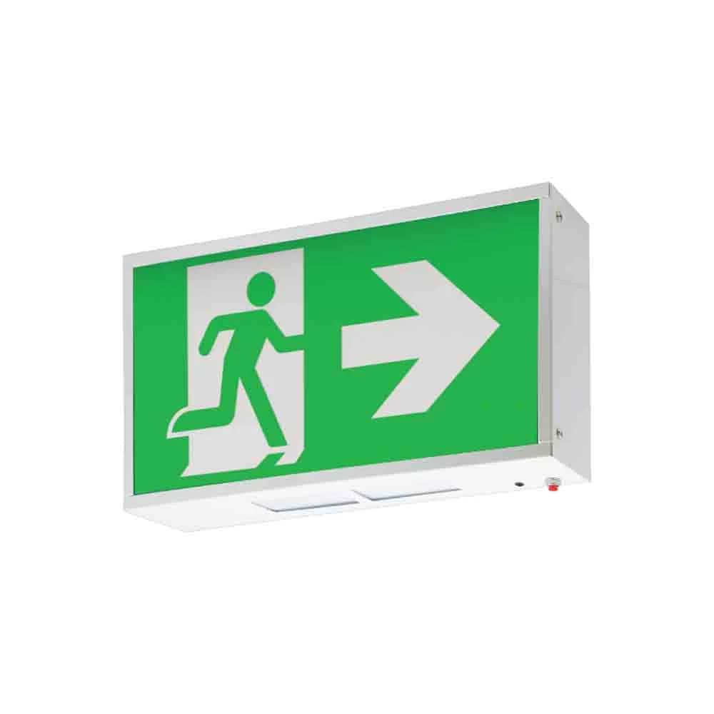 Spazio LED Exit Sign Wall Light 3000K