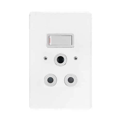 Crabtree Classic Single RSA Socket 4x2 - Vertical