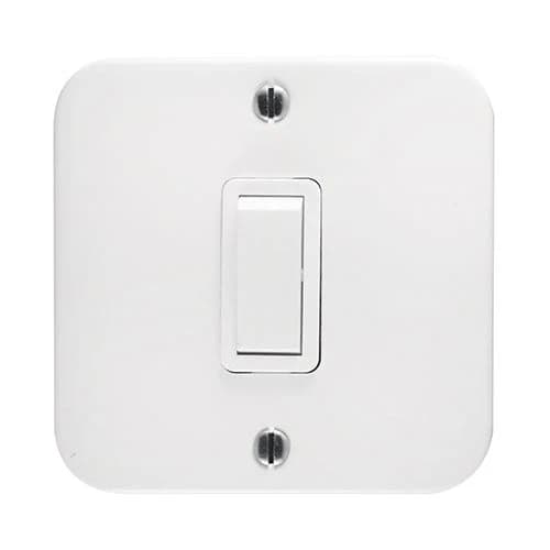 Crabtree Industrial 1 Lever 2-Way Switch in Surface Box 4x4