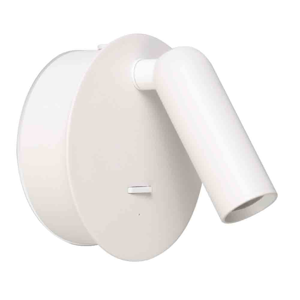 Spazio Hilton Charge Up Round Reading Lamp 3000K