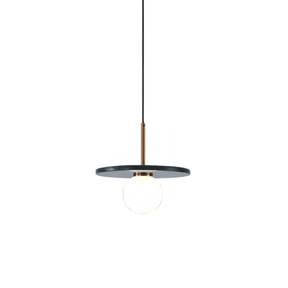 Spazio Pascal Pendant - Green Marble