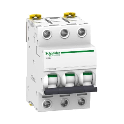 Schneider Acti 9 iC60a DIN Mini Circuit Breaker C-Curve 3P