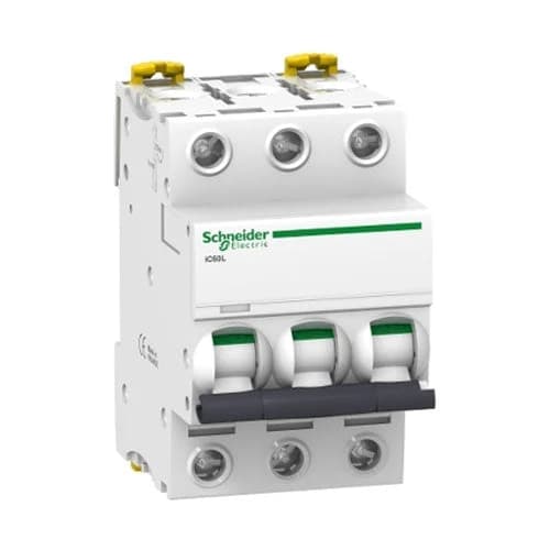 Schneider Acti 9 iC60L DIN Mini Circuit Breaker C-Curve 3P