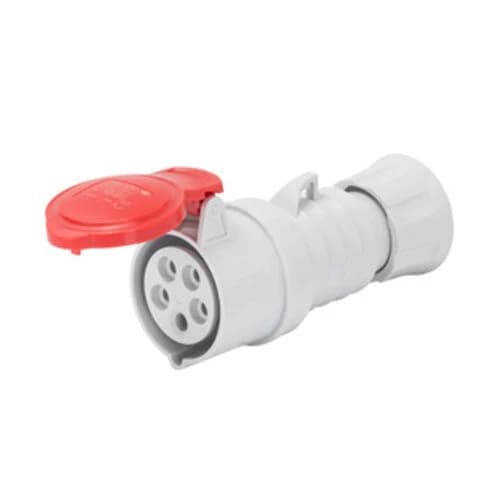 Gewiss Straight Connector IP44 3P+N+E 400V 32A 6H