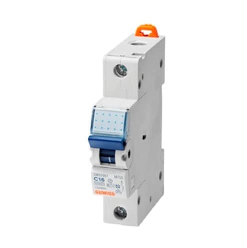 Gewiss DIN Mini Circuit Breakers 1P 16A C 4.5/6kA 1M