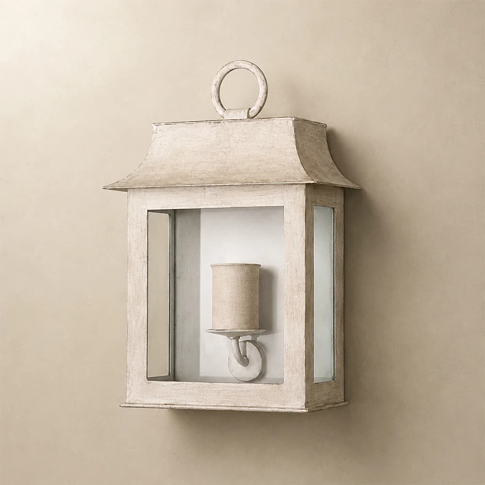 Ambiente Luce Castellano Wall Mounted Lantern - Putty