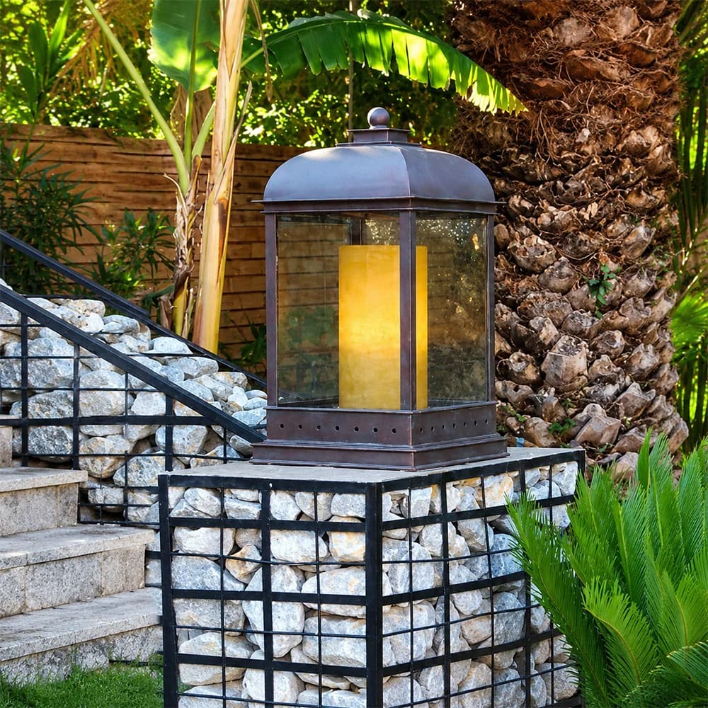 Ambiente Luce Shiraz Patio Lantern - Lead