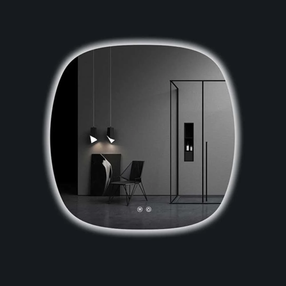 K. Light Square LED Bathroom Mirror 4000K