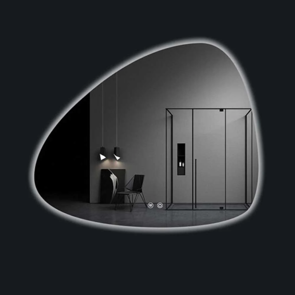 K. Light Ovoid LED Bathroom Mirror 4000K