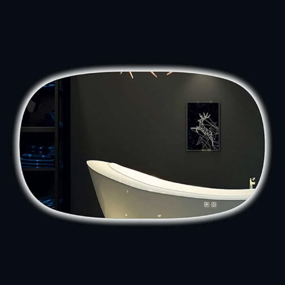 K. Light Rectangular LED Bathroom Mirror 4000K