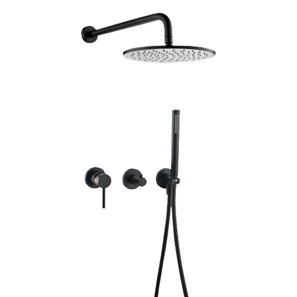 Trendy Taps Shower Set with Hose - Blackened Brass