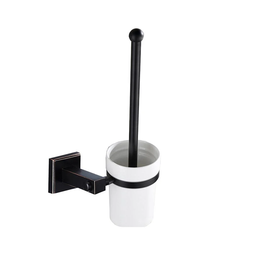 Trendy Taps SQ Toilet Brush Holder - Blackened Brass